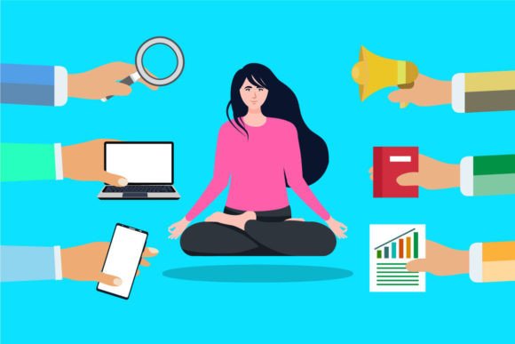 Download Girl Doing Yoga and Advertise Her Vector - Advertise Collection