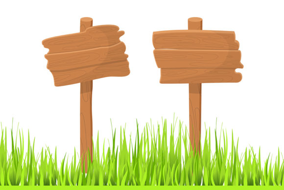 Download Cartoon Brown Wooden Advertise Banner - Advertise Collection
