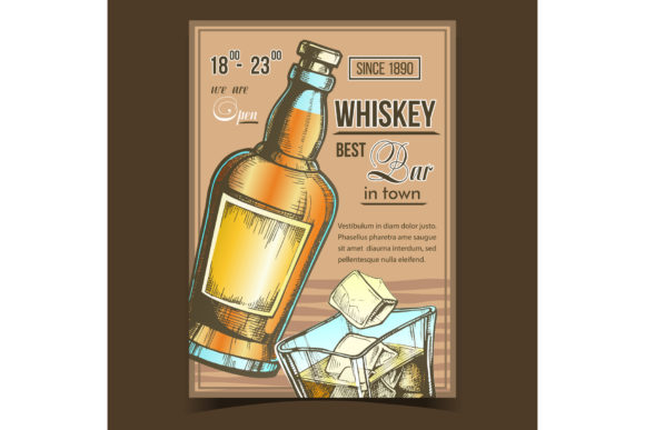 Download Whiskey Relaxation Bar Advertise Poster - Advertise Collection