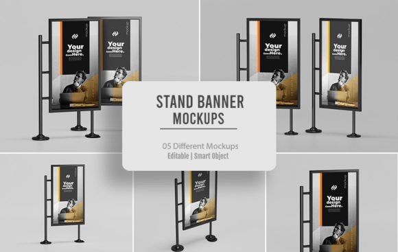 Download 04 PSD Outdoor Advertise Stand Banner - Advertise Collection