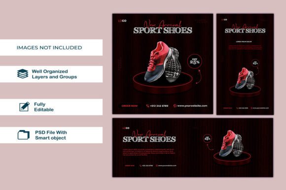 Download Post Shoes Agency Advertise Template Psd - Advertise Collection