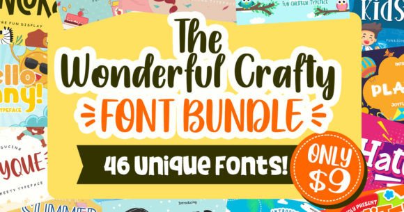 Download The Wonderful Crafty Font Bundle - Crafty Collection