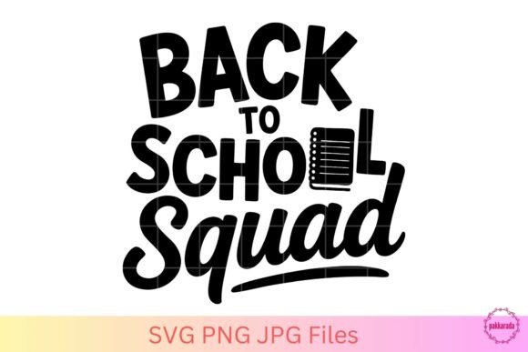 Download Back to School Squad SVG, Teacher Kids - Back to school Collection