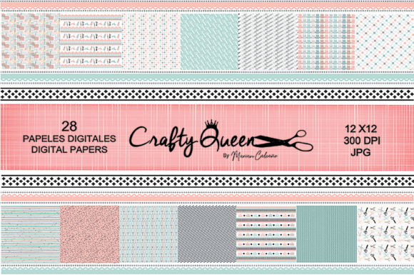 Download Digital Paper  Crafty Queen - Crafty Collection