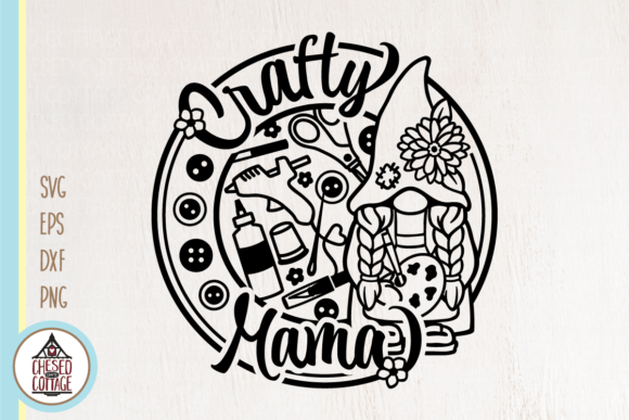 Download Crafty Mama Gnome - Crafty Collection