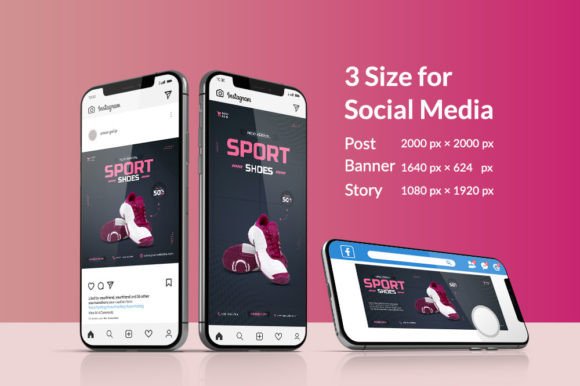 Download Post Shoes Agency Advertise Template Psd - Advertise Collection